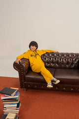 Fleece Tracksuit for Children with Cute Panda Graphic