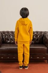 Fleece Tracksuit for Children with Cute Panda Graphic