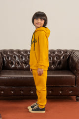 Fleece Tracksuit for Children with Cute Panda Graphic