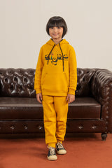 Fleece Tracksuit for Children with Cute Panda Graphic