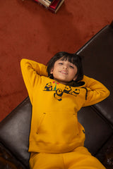 Fleece Tracksuit for Children with Cute Panda Graphic