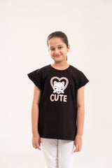 Girls Top Cute Cat