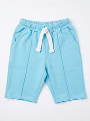 Boys Sky Blue Long Shorts